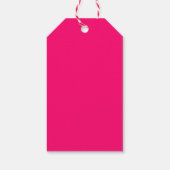 White Pink Rodeo Crew Bachelorette Party ギフトタグ (裏面)