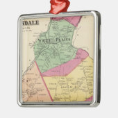 White PlainsのScarsdaleの町 メタルオーナメント (左)