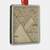 White Plainsは1-2、ニューヨークを保護します メタルオーナメント (右)