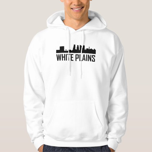 White Plainsニューヨークシティのスカイライン パーカ (正面)