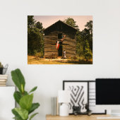 White Plains Woman, 1940s ポスター (ホームオフィス)