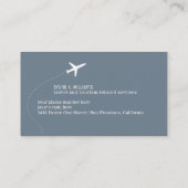 White Plane Blue Travel Agent 名刺 (裏面)