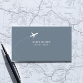 White Plane Blue Travel Agent 名刺