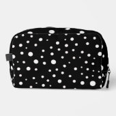 White Polka Dots on Black ドップキット (正面)