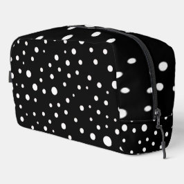 White Polka Dots on Black ドップキット