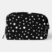 White Polka Dots on Black ドップキット (裏面)