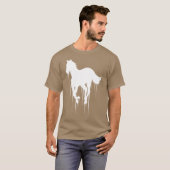 White Pony Drip ファミリー Tシャツ (正面フル)