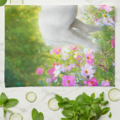 White Pony Unicorn キッチンタオル (折り畳み)