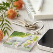 White Pony Unicorn キーホルダー (正面右)