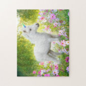 White Pony Unicorn ジグソーパズル (縦)