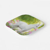 White Pony Unicorn ペーパープレート (傾斜あり)