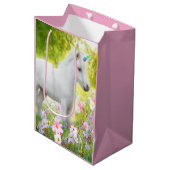 White Pony Unicorn ミディアムペーパーバッグ (正面アングル)