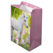 White Pony Unicorn ミディアムペーパーバッグ (裏面アングル)