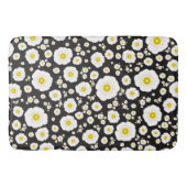 White Poppies Bath Mat (3 sizes) バスマット (正面)