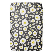 White Poppies Bath Mat (3 sizes) バスマット (正面縦)