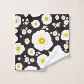 White Poppies Bath Towel Set バスタオルセット (ウォッシュタオル)