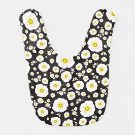 White Poppies Bib ベビービブ