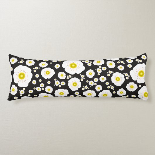 White Poppies Body Pillow ボディピロー (正面)