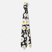 White Poppies Neck Tie ネクタイ (正面)