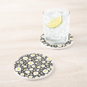 White Poppies Sandstone Coaster コースター (側面)