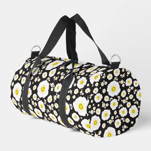 White Poppies Small Duffel Bag ダッフルバッグ (左コーナー)