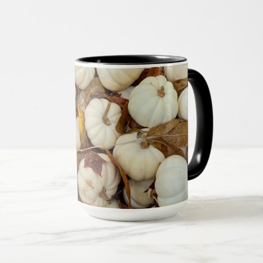 White Pumpkin Combo Mug マグカップ (正面右)