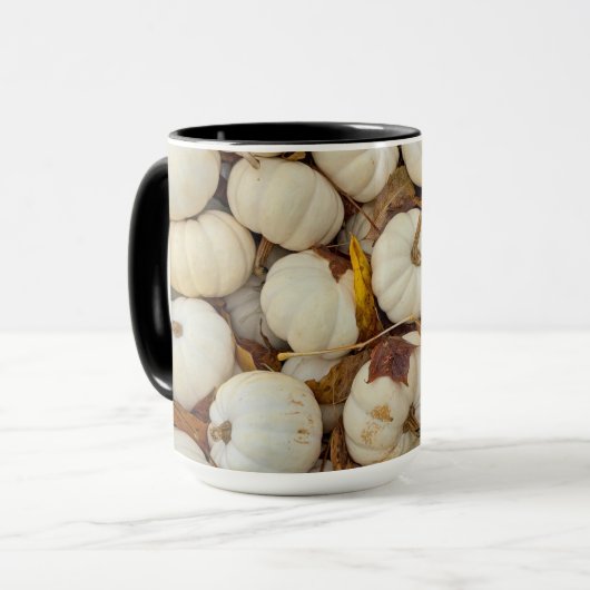 White Pumpkin Combo Mug マグカップ (正面左)