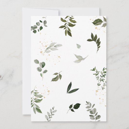 White Pumpkin Thanksgiving Dinner Party 招待状 (裏面)