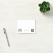 White QR | Minimalist Business Logo Design ポストイット (オフィス)