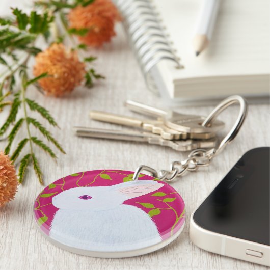 White Rabbit  キーホルダー (正面右)