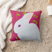 white rabbit クッション (ブランケット)