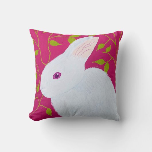 white rabbit クッション (正面)