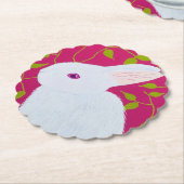 white rabbit ペーパーコースター (アングル)