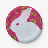 white rabbit ペーパープレート (正面)