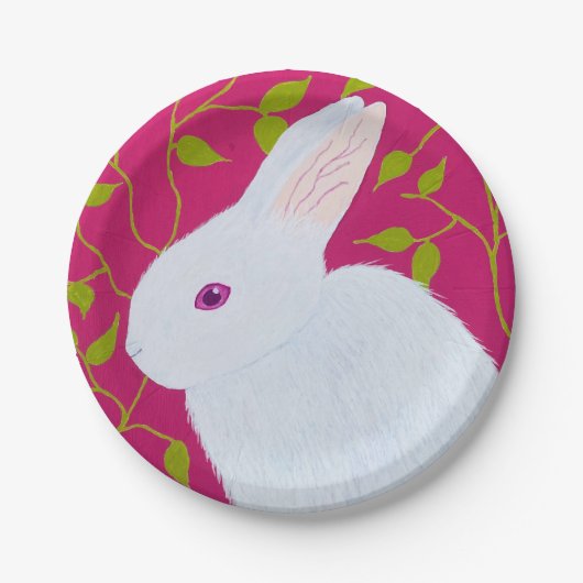 white rabbit ペーパープレート (正面)