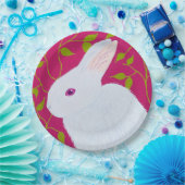 white rabbit ペーパープレート (パーティー)