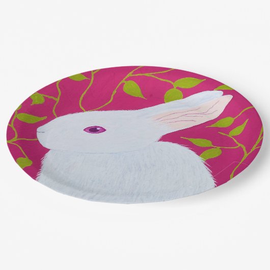 white rabbit ペーパープレート (アングル)