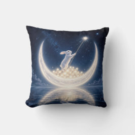 White Rabbit Collecting Stars クッション