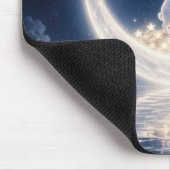 White Rabbit Collecting Stars マウスパッド (コーナー)