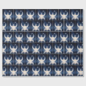 White Rabbit Collecting Stars ラッピングペーパー (フラット)