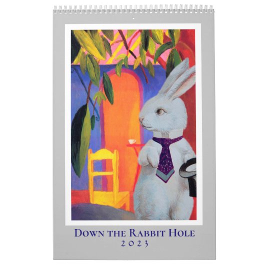White Rabbit Meets Master Artists 2023 Calendar カレンダー (カバー)