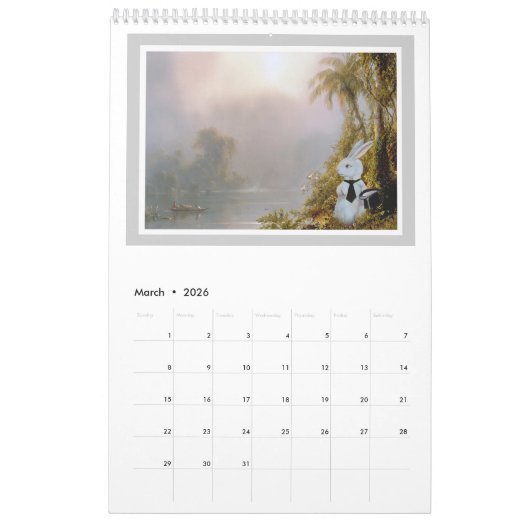White Rabbit Meets Master Artists 2023 Calendar カレンダー (3月 2026)