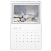 White Rabbit Meets Master Artists 2023 Calendar カレンダー (2月 2026)