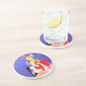 White Rabbit on cupcake  コースター (側面)