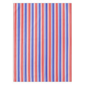 White Red Blue Stripes Pattern   テーブルクロス (正面)