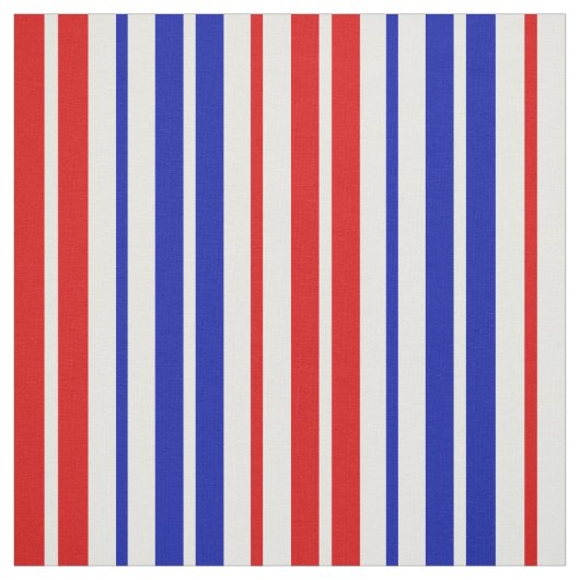 White Red Blue Stripes Pattern   ファブリック (見本)