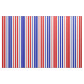 White Red Blue Stripes Pattern   ファブリック (ファットクウォーター)