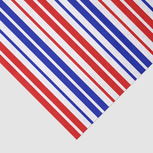 White Red Blue Stripes Pattern   薄葉紙 (詳細)