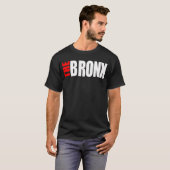 white&red BRONX_LOGO_png Tシャツ (正面フル)