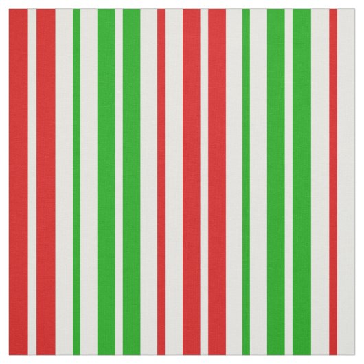 White Red Green Stripes Pattern   ファブリック (見本)